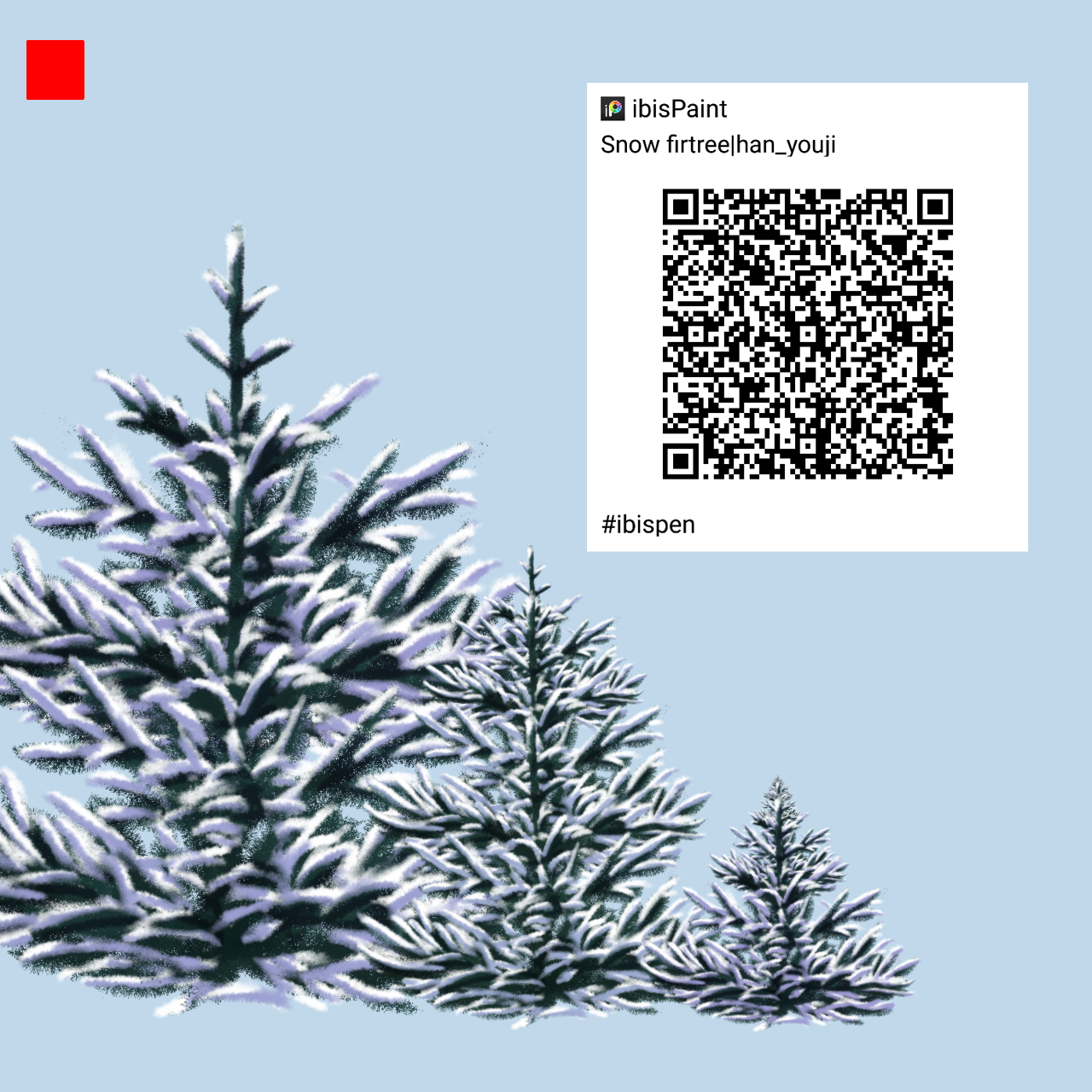 Snow firtree - ibisPaint