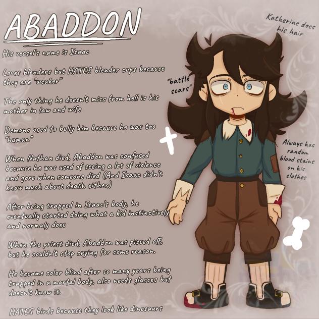 ABADDON REDESIGN AND HEADCANONS