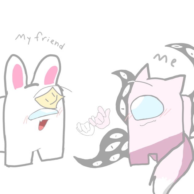 Among us Me and My friend