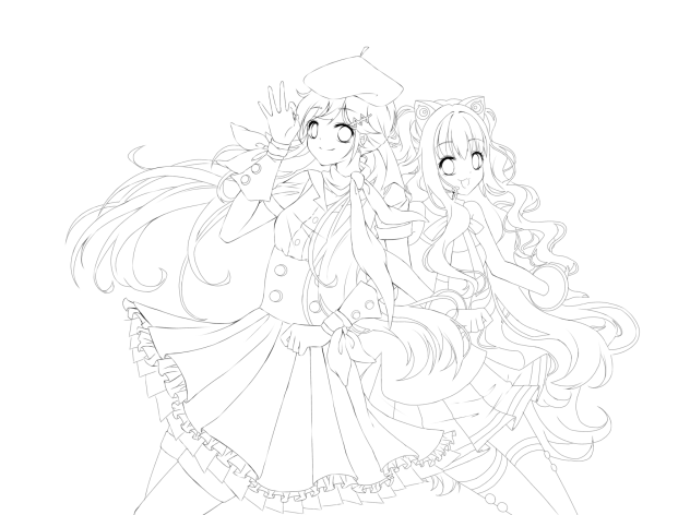 心華♥️SeeU(線画)