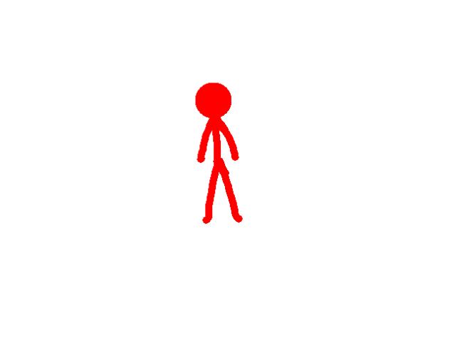 red cat stickman animation test