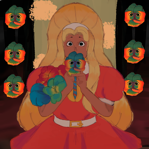 Julie and a Mysterious flower