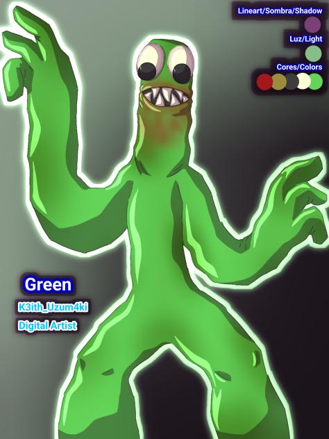 Green - Rainbow Friends;