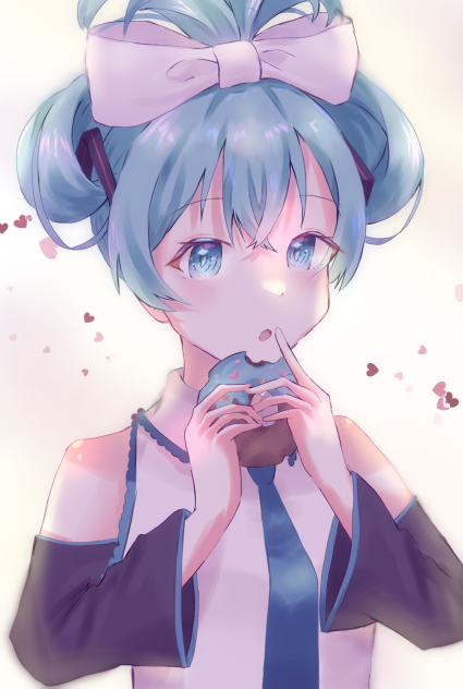 シナモンミクと🍩