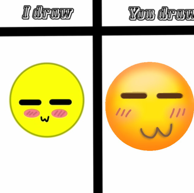 I draw you draw but emoji collab