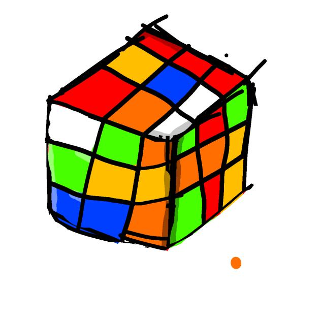 rubix cube XP - ibisPaint