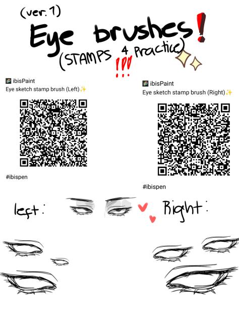 Eye stamps(left and right) ver. 1 - ibisPaint