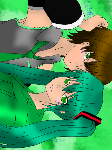 ちょろ松＆ミク 衣装交換