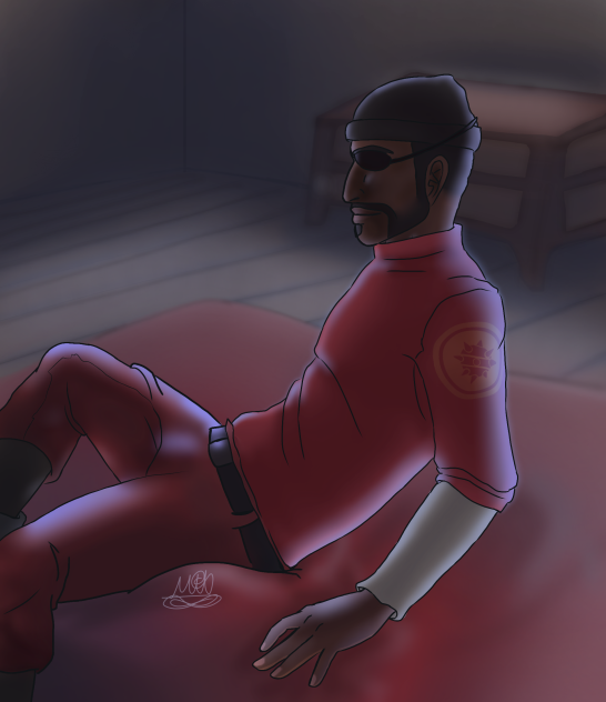 Tf2 Demoman at night2