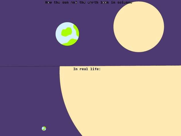 Earth and sun meme