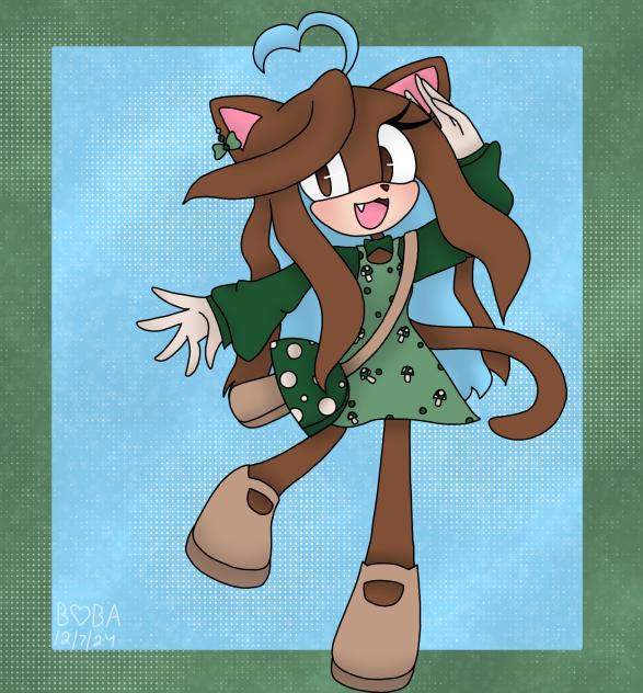 🤎🩵💚Boba as a Sonic Character💚🩵🤎