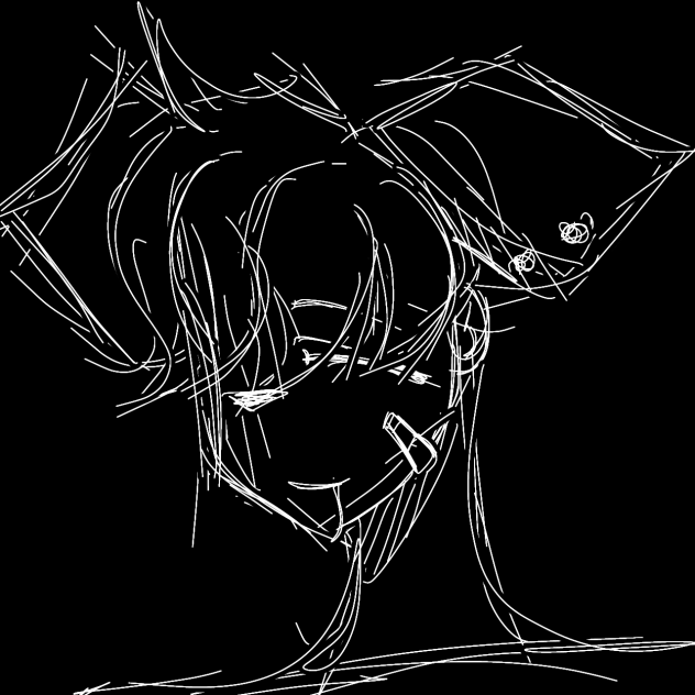 Little inverted sketch for fun (Jackie)