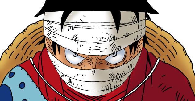 mugiwara no luffy bandage shading
