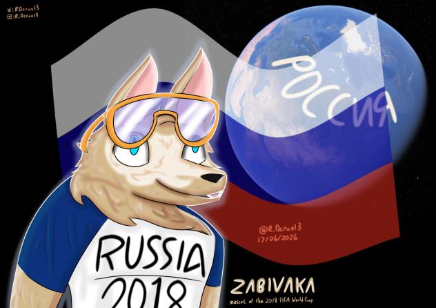 Zabivaka fanart (2018 FIFA World Cup)