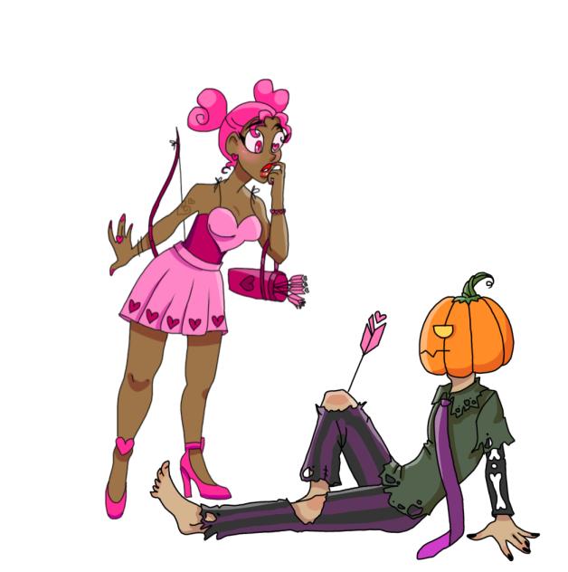 Valentines Day v Halloween