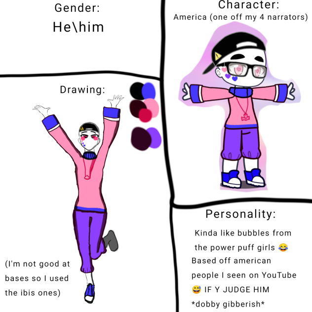 America's character sheet