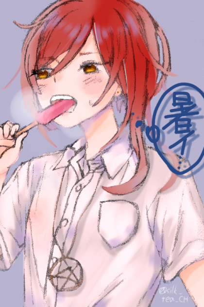 夏服の夏目くん