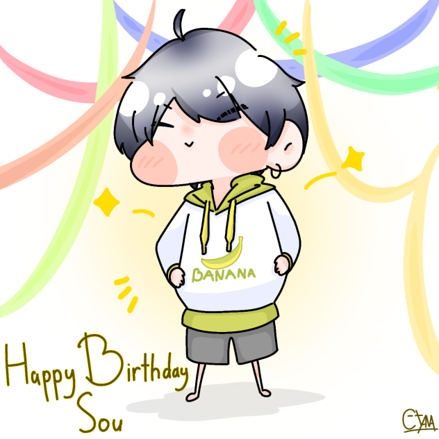 Souさんお誕生日おめでとう‼️
