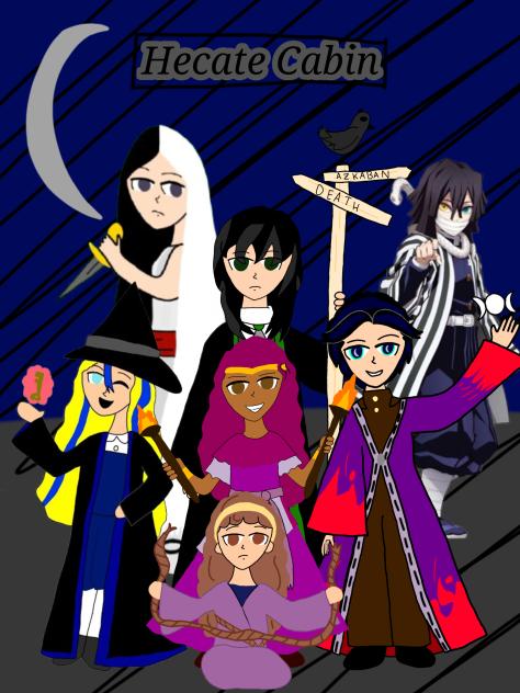 Hecate cabin group picture
