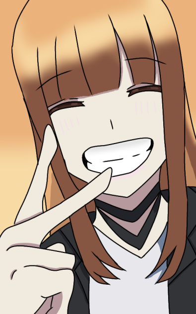 ﾆｯって笑ってるえとさん