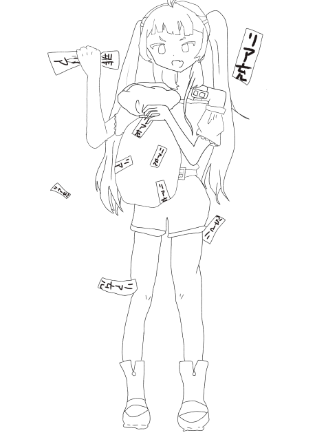 クリスマスの線画