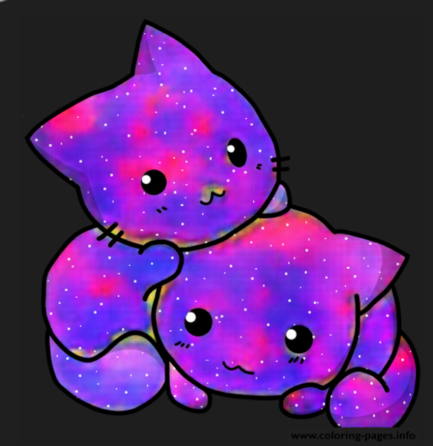 Galaxy cat test - ibisPaint