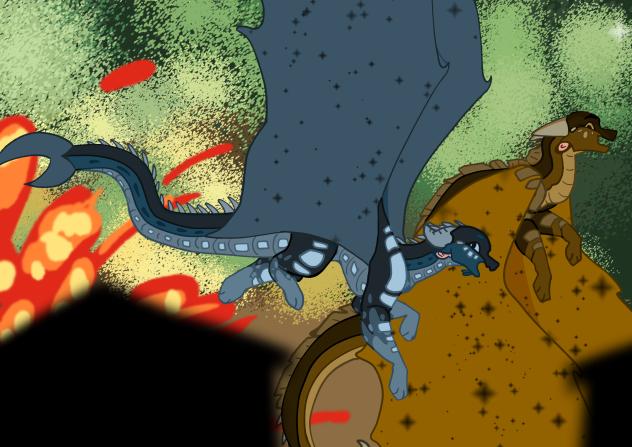 campfire+cactus bomb= oh no