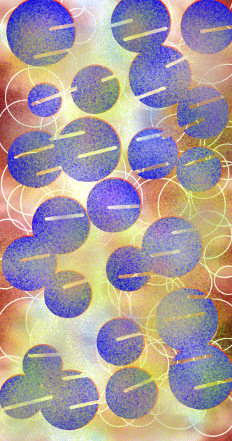 バブル　あお　20210128