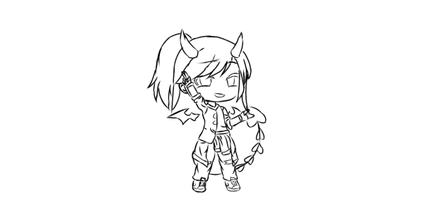 doing a line art (unfinished)