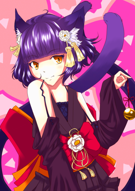 猫又　ひとまず塗ってみた