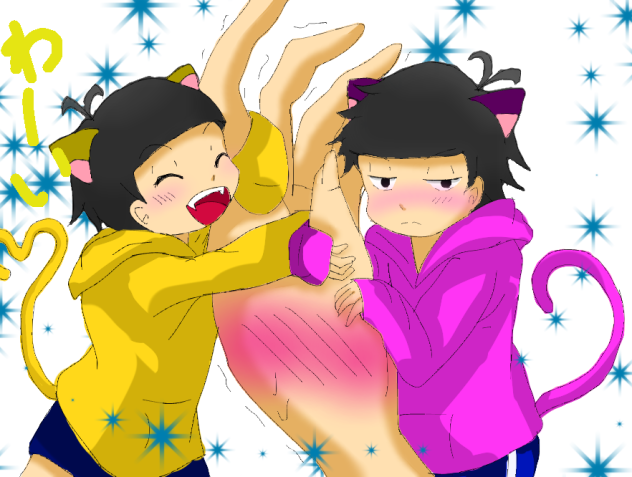 十四松＆一松  にゃんこ