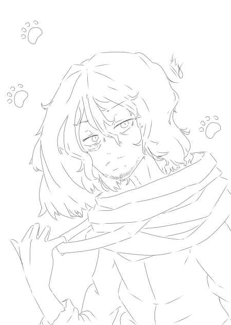 Shota Aizawa Coloring page