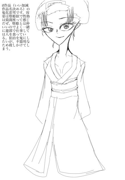 休憩でキャラ説明