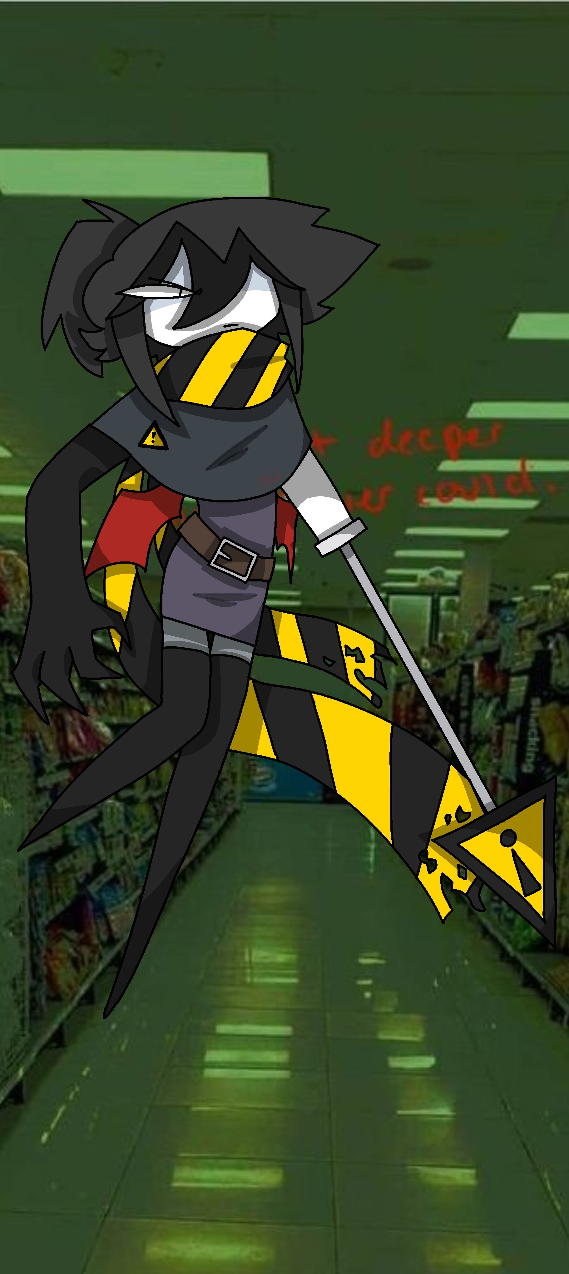 Mr.Cryptid, Danger AU - ibisPaint