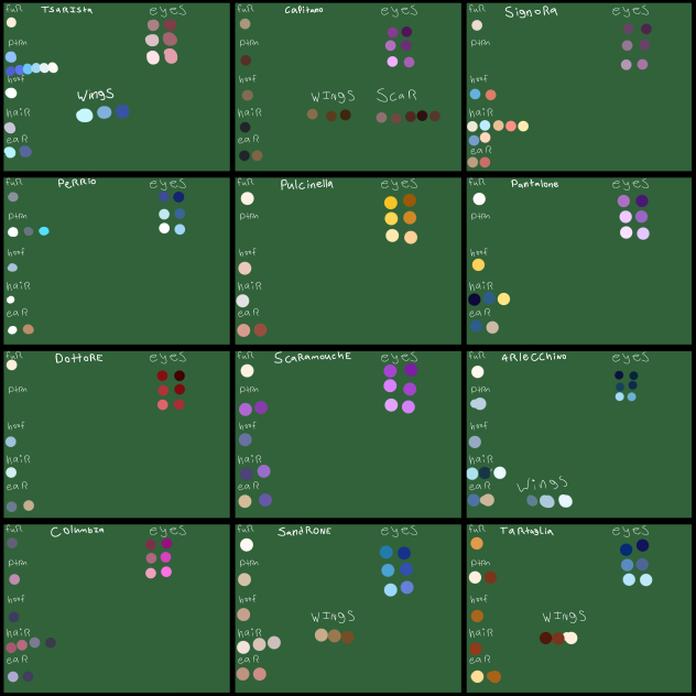 Fatui color pallet