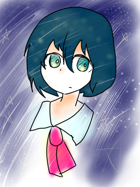 Girl see the stars