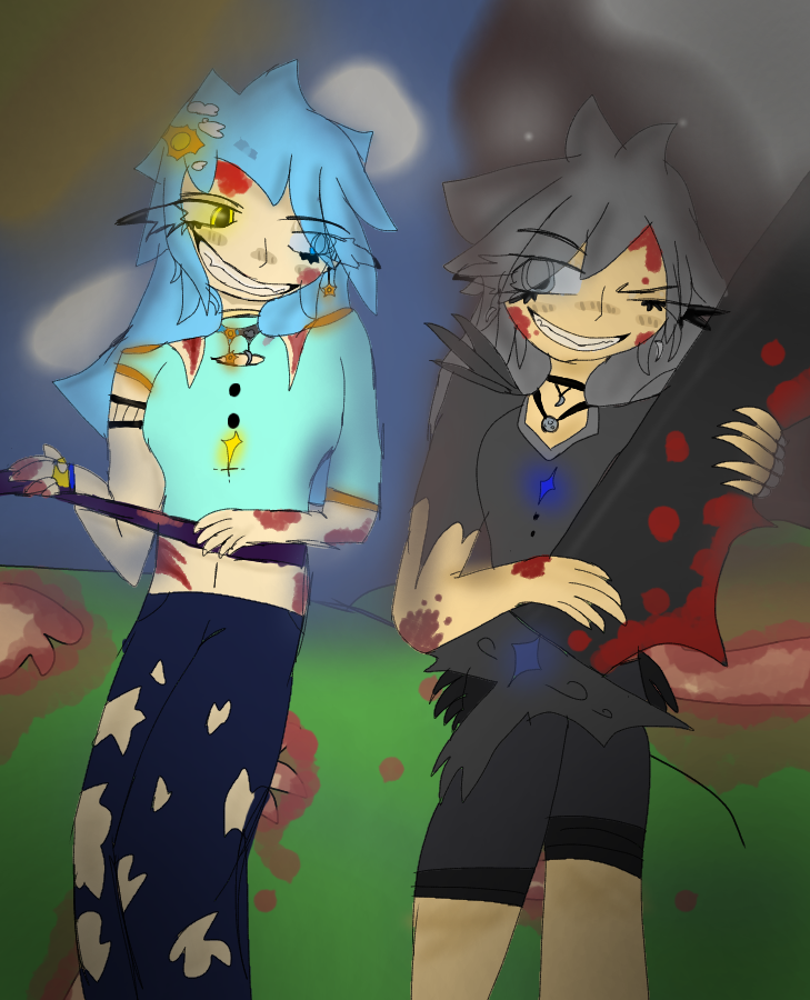sun and moon - ibisPaint