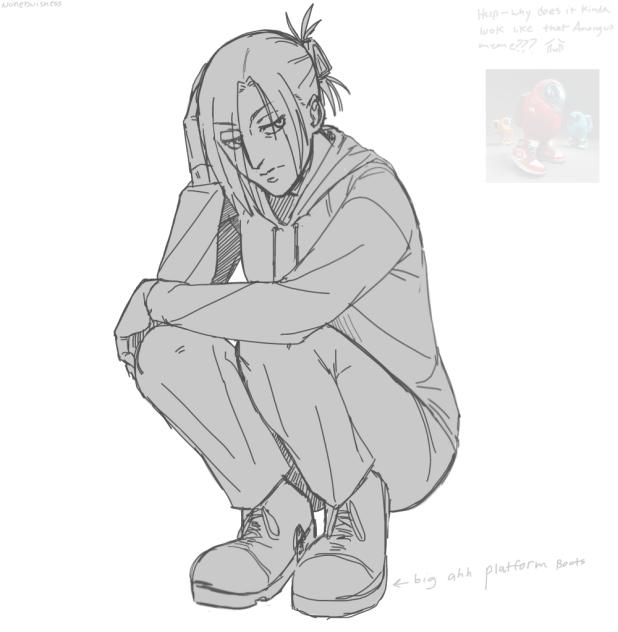 Annie Leonhart posing n’ shii