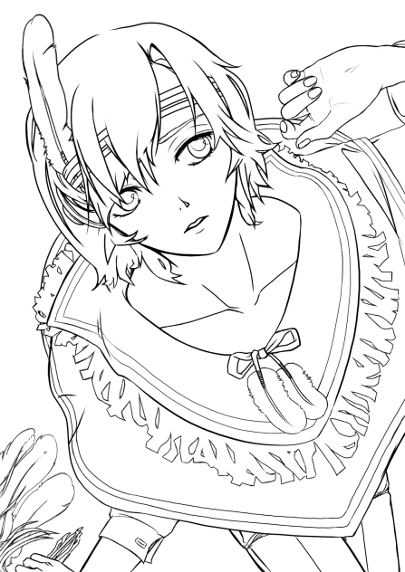 週末の落書き11 線画