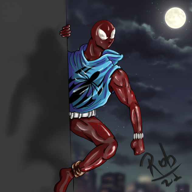 Ben Riley Scarlet Spider fanart