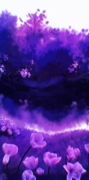 Purple wallpaper thing