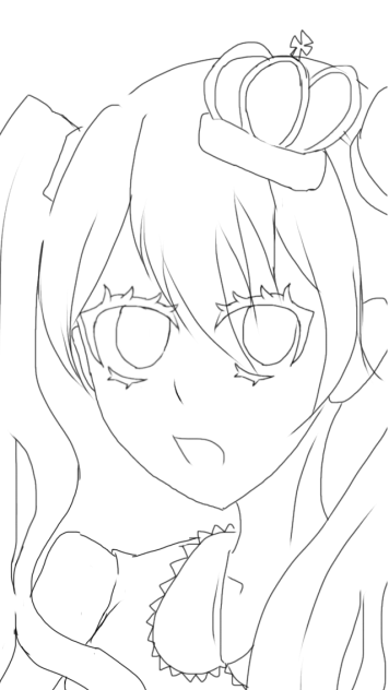 初音ミク[線画]