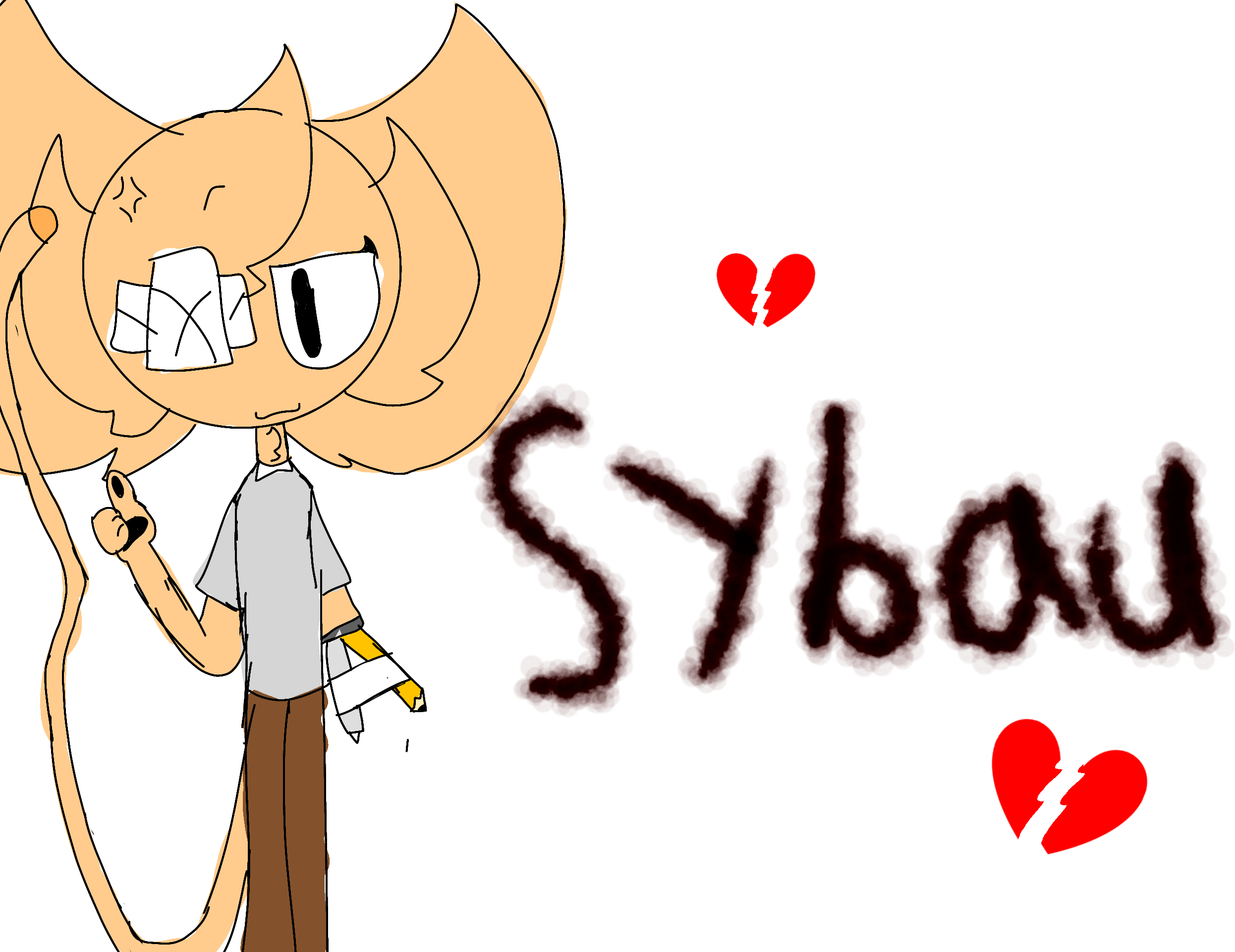 she has a little message for you😊 - ibisPaint