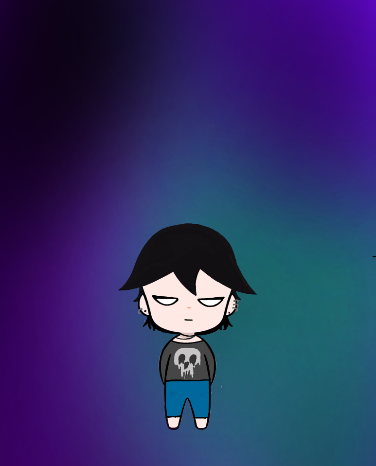 Gothic style girl🖤🩶🖤 - ibisPaint