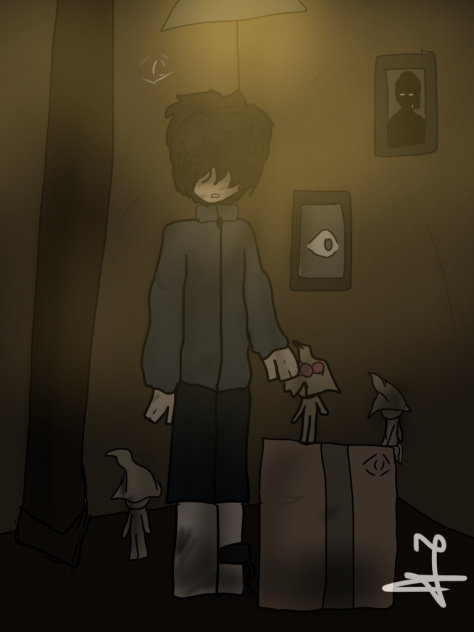 Seven from little nightmares fanart - ibisPaint