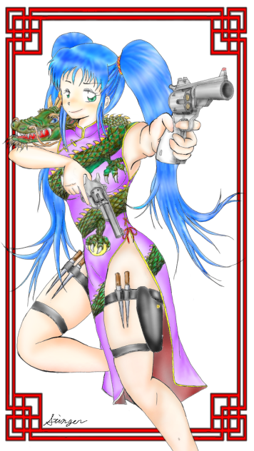 中華娘 「Lets roll !」