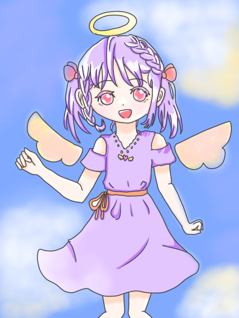 紫の天使♡