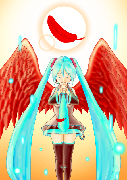 赤い羽根募金 2016 初音ミク 修正版