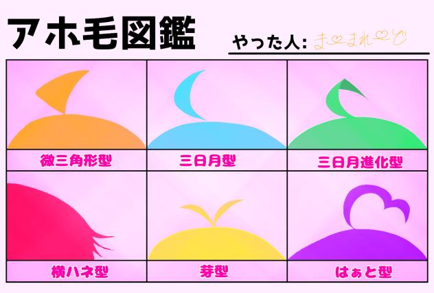 アホ毛図鑑