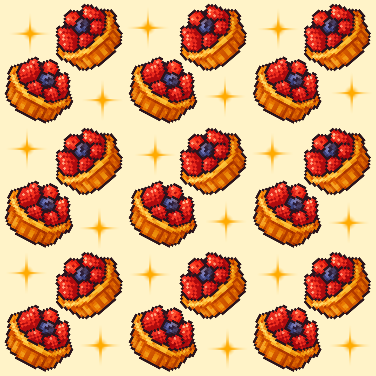 Fruit tart pixel 2 - ibisPaint